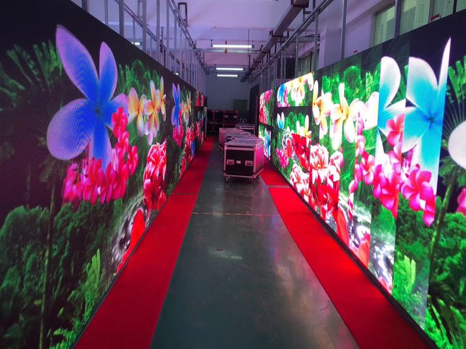 Super market large LED display outdoor P4 HDMI DVI  LED video wall  screen panel