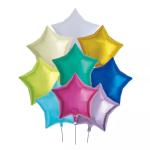 Wholesal Premium attractive multi-color party helium gas 18inch star foil