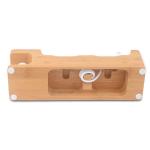 Natural Bamboo Wood Charge Station Charging Dock Cradle Stand Holders For i