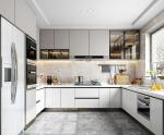 Complete Modern Lacquer Kitchen Island Furniture White Shaker