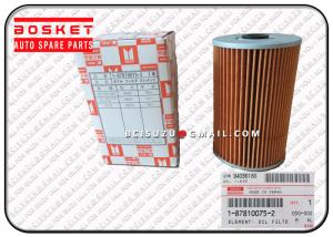 Wholesale 1-87810075-3 Isuzu Rubber / Paper Filters Fsr11 6BG1 Oil Filter Element 1878100753 from china suppliers