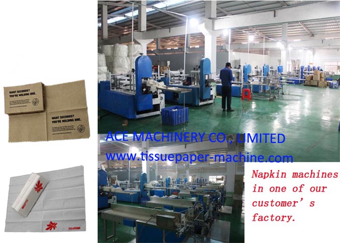 Paper Napkin Machine With Two Colors Printing