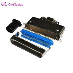 Wholesale 14 24 36 50Pin Centronic MD Type Male Solder Pin Connector with Straight Cable Exit from china suppliers