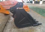 Wearable Excavator Rock Bucket Digger Spare Parts 1- 8 Cubic Meter Anticorrosive