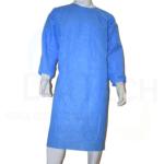 Ultrasonic Seaming Sterile Surgical Gown SMS Disposable Surgeon Gown Blue Color