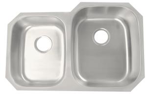 Wholesale 16 Gauge Steel Double Bowl Kitchen Sink Fully Insulated With Brushed Satin Finish from china suppliers