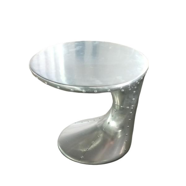 aviator furniture round smart table Aluminium coffee side table metal corner