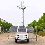 Trailer Standard US / AU / EU Industrial Light Tower 360 Rotation LED Tower