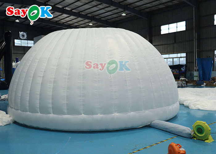 Outdoor PVC Oxford Inflatable Air Tent Panorama Dome White Wedding Inflatable Marquee Tent