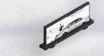 Full Color P2.5mm Led Taxi Top Advertising Taxi Roof Mobile Advertising Led