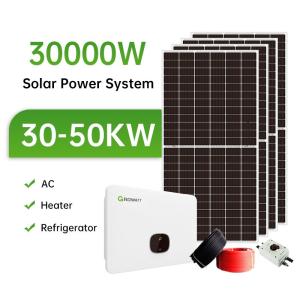 Wholesale 110V-240V 10KW 12KW 15KW 20KW 25KW 30KW Complete On-grid Solar System for Residential from china suppliers