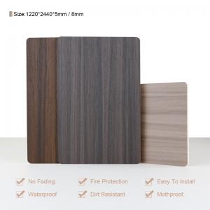 Wholesale Odorless Bamboo Fiber Wall Panel Wood Grain Veneer Sheets 1220*2440mm from china suppliers