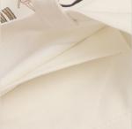 Recyclable 100 Cotton Tote Bags Plain White / Beige Color For Gift Packing