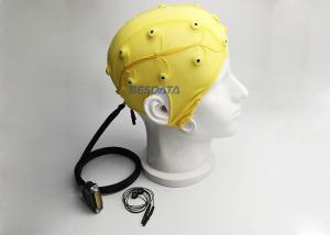 Wholesale Easy Wash Medical EEG Cap Electrodes , 19 Channel EEG Cap Breathable from china suppliers