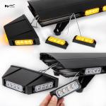 High Intensity LED Strobe Light Bar Low Profile Emergency Warning for Law