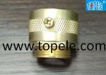 Long Life Flexible Conduit And Fittings CNC Machine Brass Male Adapter