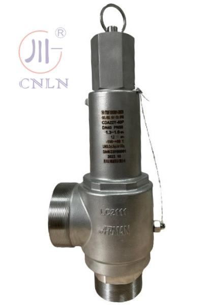 Manual Cryogenic Full Lift Safety Valve DN50 PN40 For Cryogenic Tank / Skid /