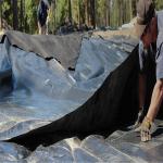 100% Virgin HDPE LLDPE Raw Material Wantong 0.5mm Geomembrane for Landfill Pond