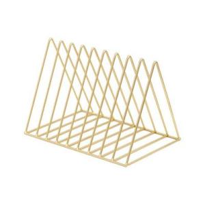 Wholesale Amazon Hot Sale Stainless Steel Triangle Book Shelf Document Holder from china suppliers