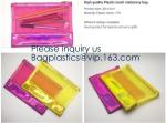 Biodegradable Clear EVA Plastic Zipper Bag/ Cosmetic Packaging Bag,Travelling