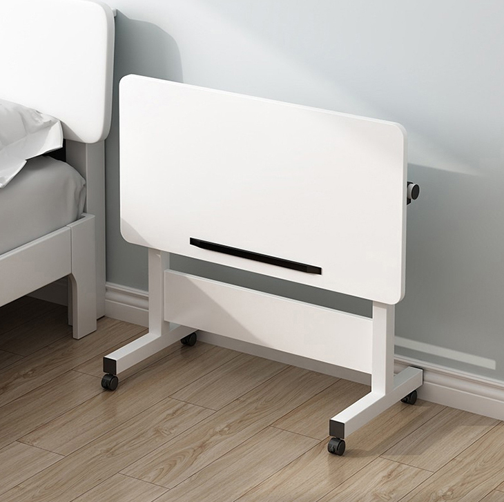Office Computer Working Height Adjustable Desk in Luxury Style with Manual Folding Stand
