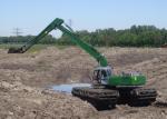 Heavy Equipment Excavator , 32 ton 0.8 CBM Bucket Hydraulic Amphibious Dredge