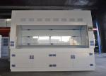 Agricultural Lab PP Fume Hood 8-10mm White Worktops 220V Power Sockets
