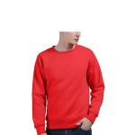 Manufactur custom Logo plain Blank Red Sweatshirt Crew Neck men hoodies