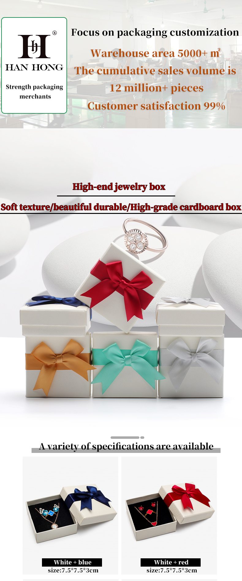 Luxury Custom Logo Small Cardboard Jewelry Storage Wrapping Paper Box Velvet Material