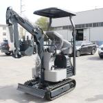 Diesel Engine Powered Mini Crawler Excavator 1000Kg Internal Combustion Drive