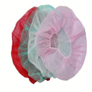 Wholesale Non Woven Disposable Bouffant Cap Biodegradable Blue Color Round Shape from china suppliers