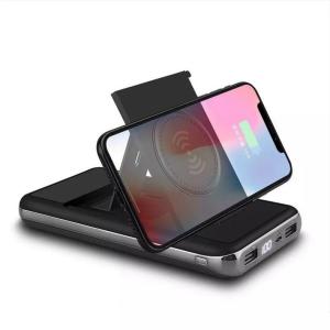 Wholesale Qi Wireless UN38.3 5V2A Phone Holder Power Bank 10000mAh from china suppliers