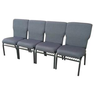Wholesale BS5852 Church Auditorium Chairs Banquet Metal Iron Conference Training Chair With Grid Bracket from china suppliers