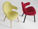 Modern Simple Leisure Armrest Dining Chair Nordic Designer Classic Creative Bear