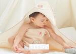 High Absorbency Organic Cotton Hooded Baby Towel Adorable Easy Wash