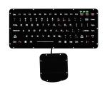 Ruggedized USB Waterproof Keyboard IP67 Silicone Rubber With Rectangular Keys