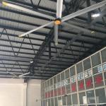 5.0m 16FT Permanent Magnet Synchronous Motor Giant Warehouse Ceiling Fan Sliver