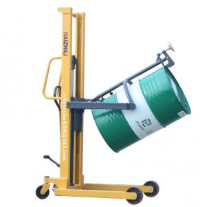 China Rotary Hand Oil Drum Lifter Trolley 350KG 1460MM Lifting Height Easy Carrying on sale