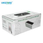 ROHS CE Solar Powered Garden Lights 750lm Wall Mounted Black white