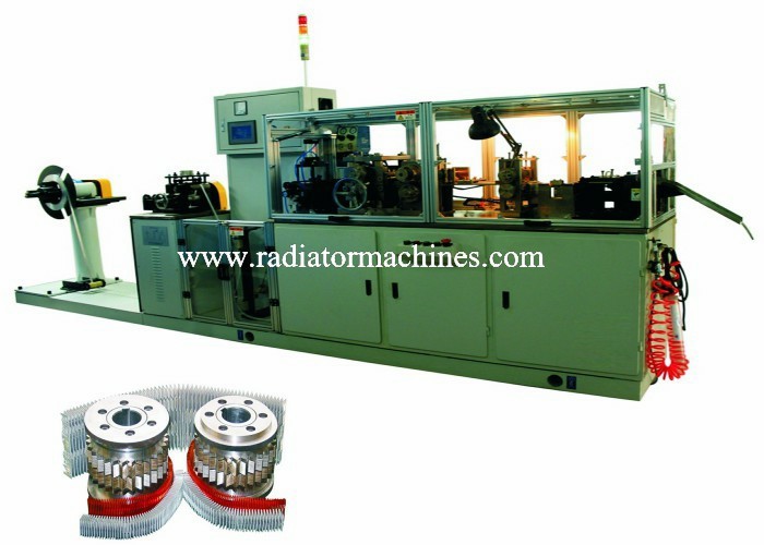Copper Radiator Fin Machine , Fin Making Machine 1- 4 Rows Core