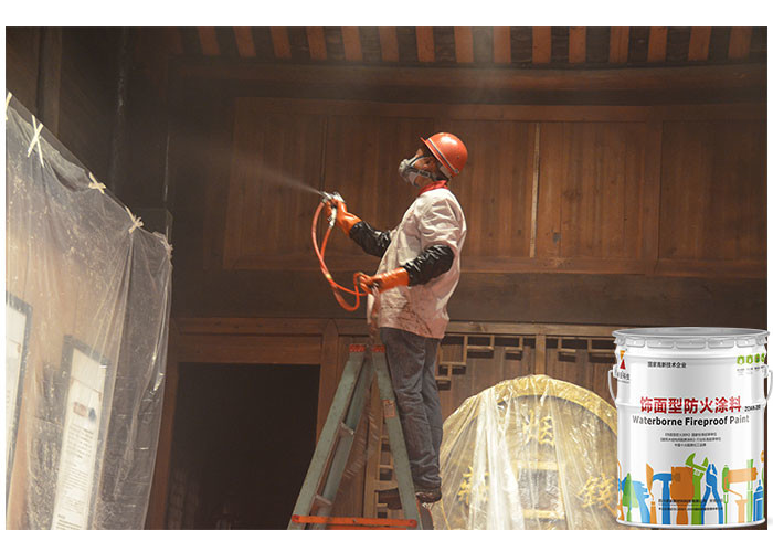 Colorless Clear Fireproof Clear Intumescent Coating For Wood , Fire Resistant Stain