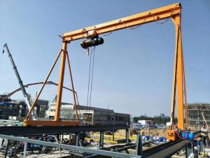 Wholesale A Frame Span 7m Mobile Gantry Crane Portable Gantry Hoist 3.5 Ton from china suppliers