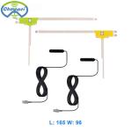 Car ISDB DVB Atsc Tv Antenna 20dBi Universal Indoor Green Film