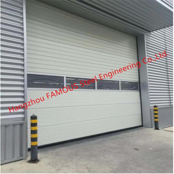 PU Foaming Automatic Handle Industrial Garage Doors EPS Sandwich Panel Lifting
