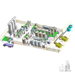 UHT Milk Pasteurization 500LPH Dairy Processing Plant