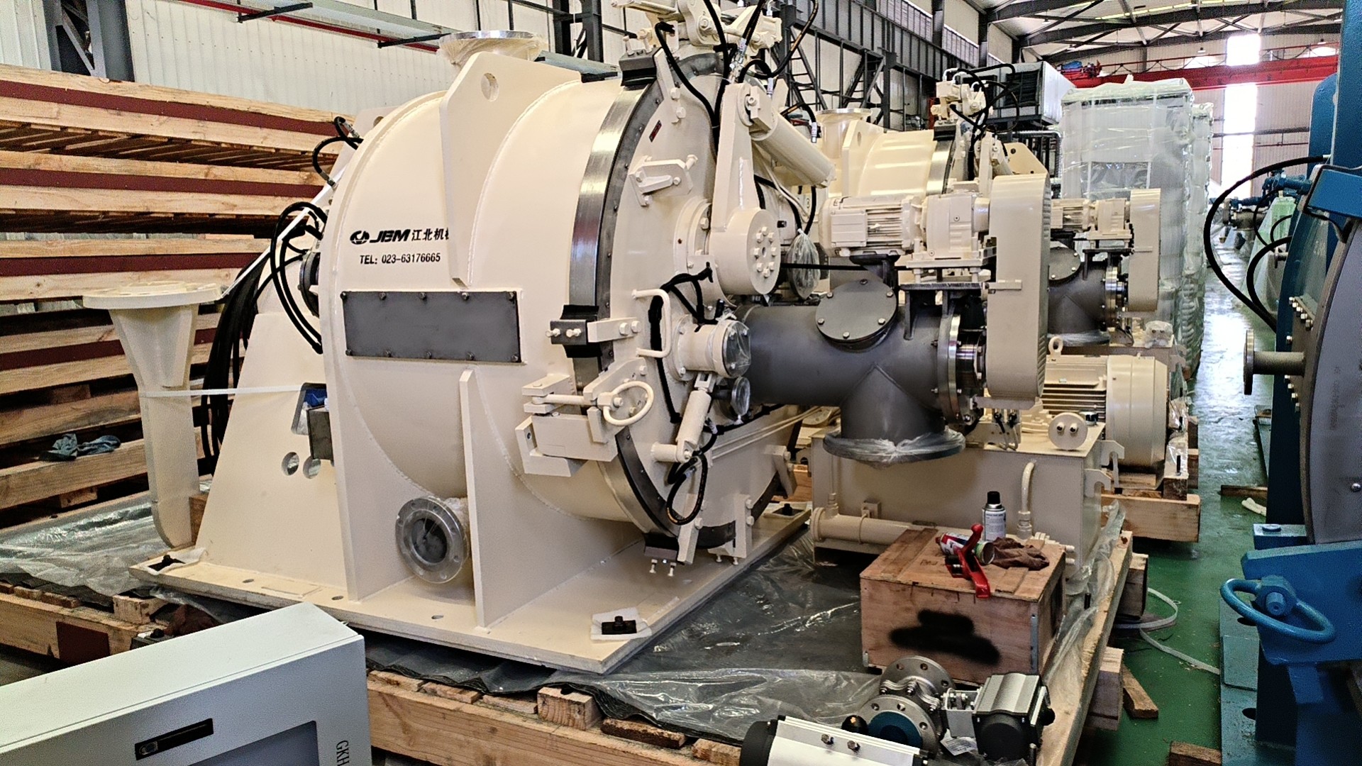 Customized Decanter Scraper Centrifuge Low Temperature High Durability