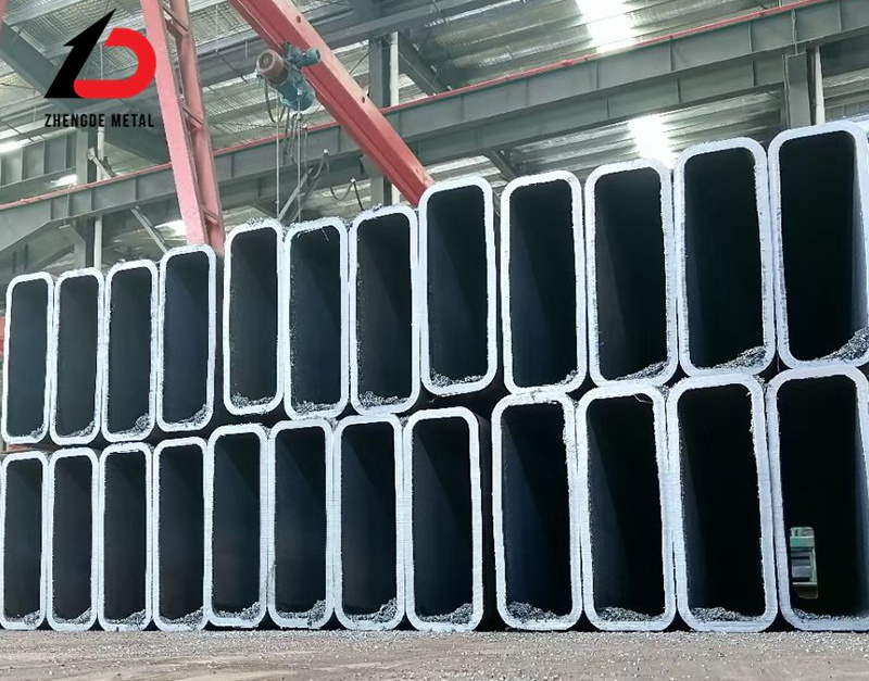 Hot Sale ASTM 283grc A284grb A306gr55 Q235 Carton Steel Tube/Pipe 0.5-1.2mm Customized Rectangular Seamless Steel Tube