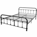 Hostel Adult King Size Iron Bed Customizable Electrostatic powder coating