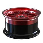 19x10 ET25/19x12ET20/5x114.3/60.1 2 Piece Forged Wheels Custom Red Disc For