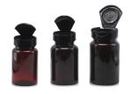 4oz 100ml Amber Plastic Cosmetic Bottles With Flip Cap